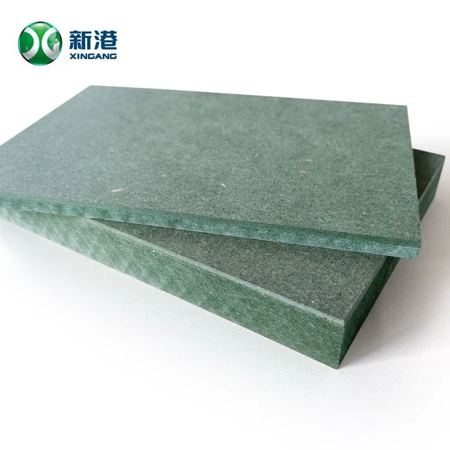 12 /15 /18 mm HMR MDF Green Water Resistant Mdf Melamine MDF Board 1220x2440X18mm,1830x3660X18mm