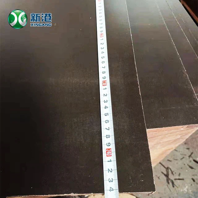 915x1830mm(3x6ft),1220x2440(4x8ft) Custom Size Black Film Faced Plywood Marine Construction Formwork Phenolic Board