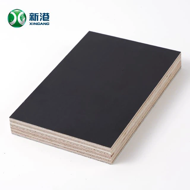 915x1830mm(3x6ft),1220x2440(4x8ft) Custom Size Black Film Faced Plywood Marine Construction Formwork Phenolic Board