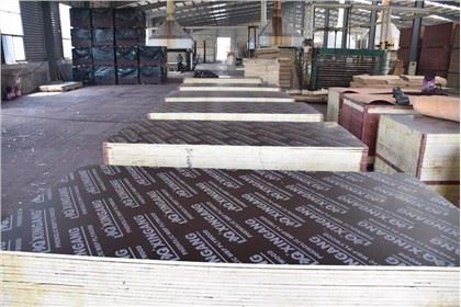 Black Brown Film Faced Plywood Anti-slip Marine Plywood Untuk Konstruksi