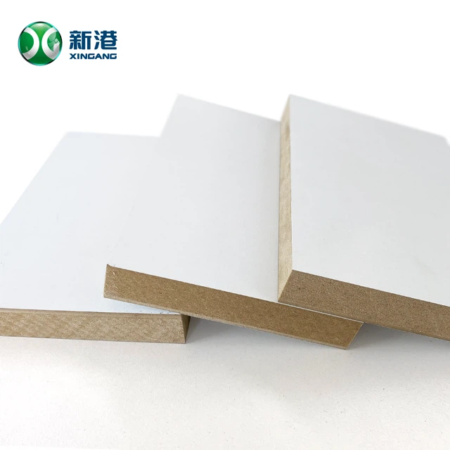 12mm 15mm 18mm 1220x2440mm Putih Dua Sisi Papan MDF Melamin