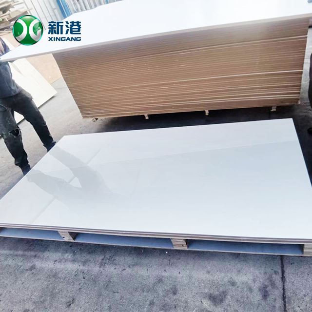 12mm 15mm 18mm Titanium White Laminated Melamine Mdf Board