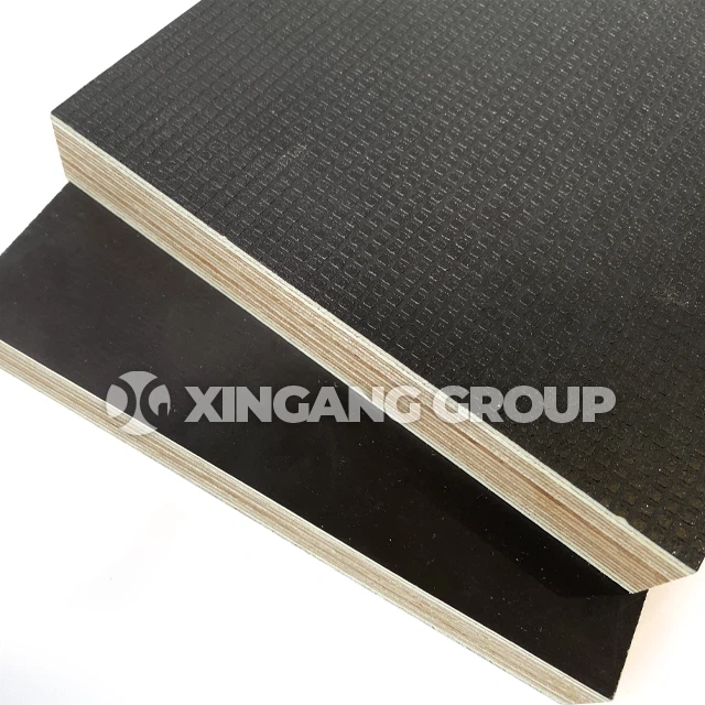 Black Brown Anti-slip Film Faced Plywood Trailer Flooring