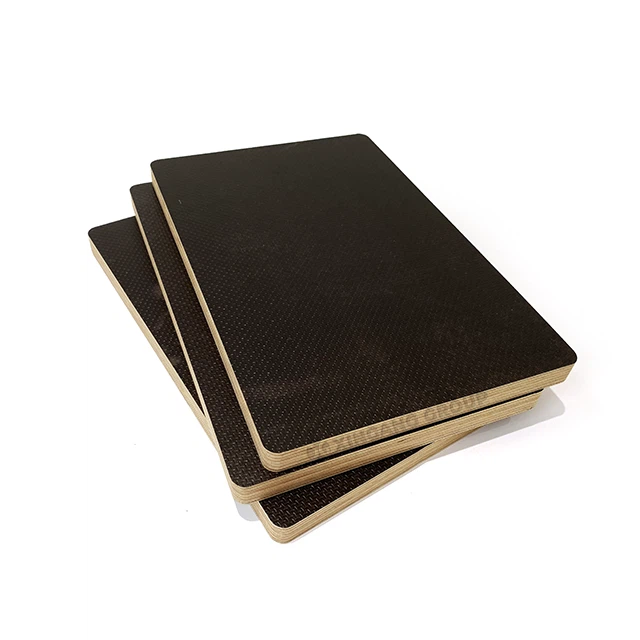 Black Brown Anti-slip Film Faced Plywood Trailer Flooring