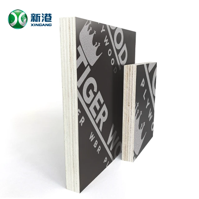 Film Faced Plywood Red Brown Black Combi Core 17mm 15mm Logo Can Be Customized