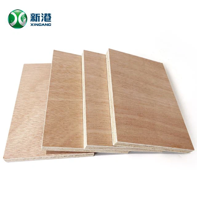 XINGANG2023 18mm Commercial Plywood Furniture Plywood Packing Plywood Face Back For Bintangor Okoume Birch Sheet MR E0 E1 E2
